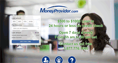 Desktop Screenshot of moneyprovider.com
